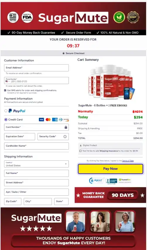 Sugarmute order form